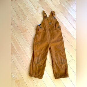 Carhartt 3t Flannel Lined Overalls